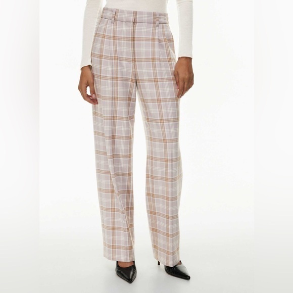 Wilfred Pants - Wilfred Effortless Pants in Checkered Twill